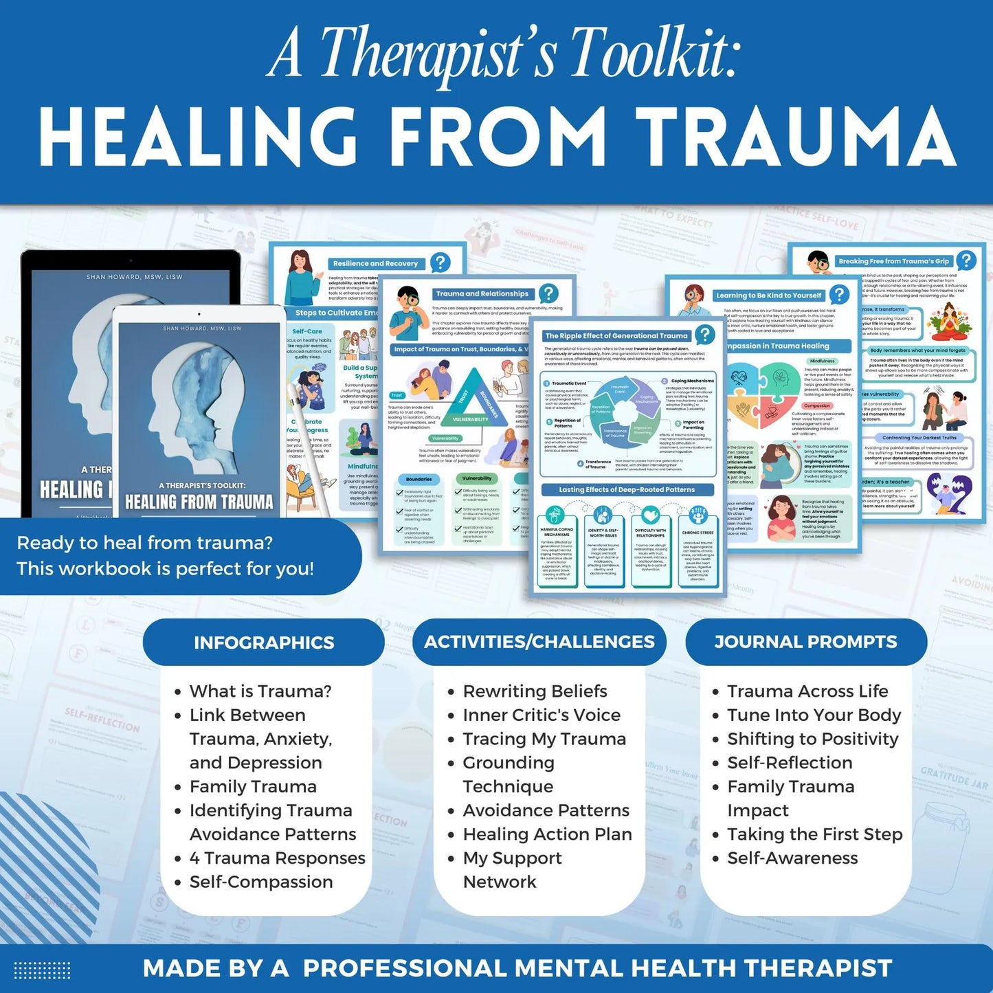 Trauma therapy 90% off bundle, anxiety coping skill card, therapy worksheets, crisis therapy PTSD, anxiety therapy tool, safety plan